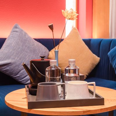 問佛高級大床房 舟山普陀山漫心府優惠