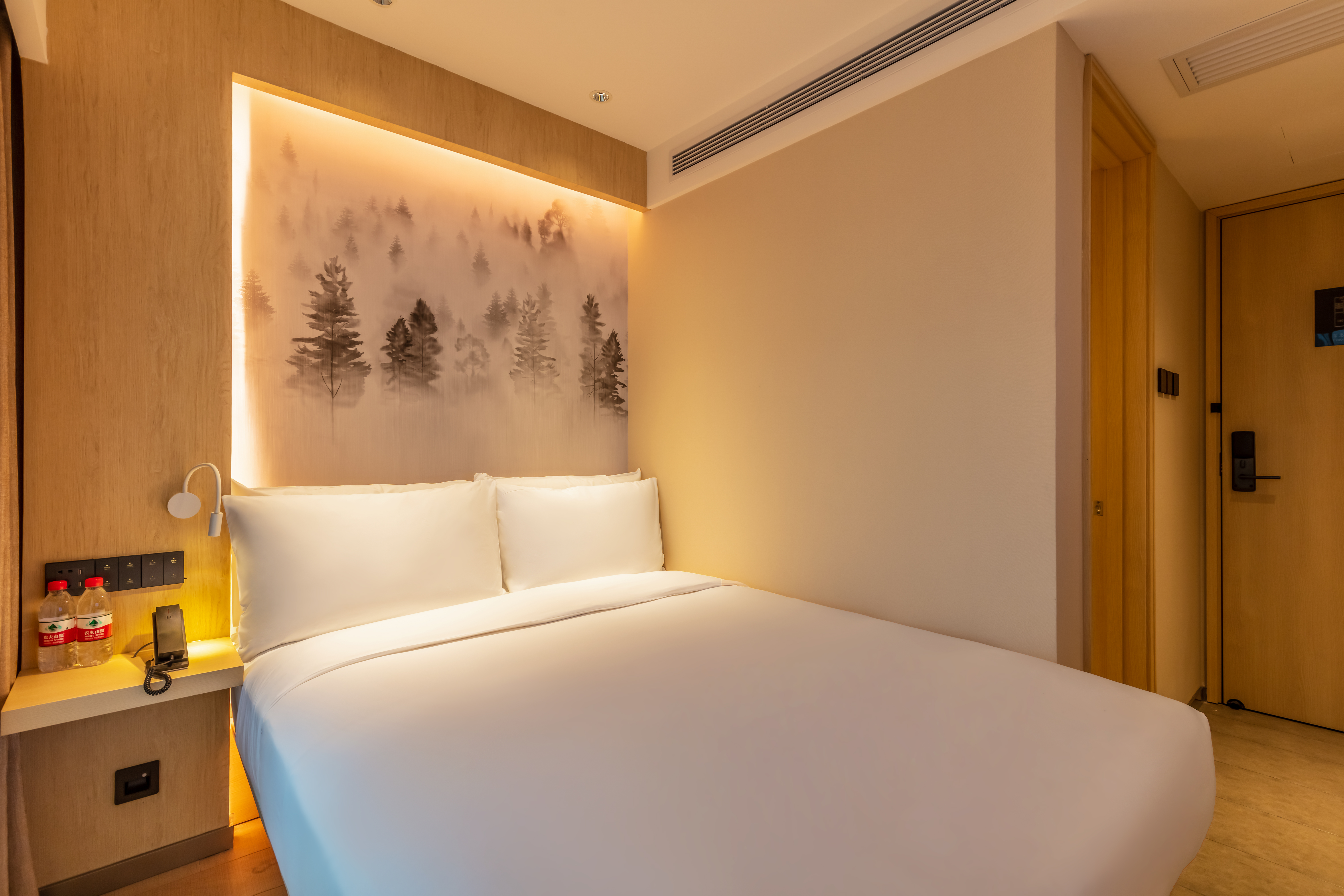 大床房+金可儿床垫+智能客控+迷你冰箱+电视投屏