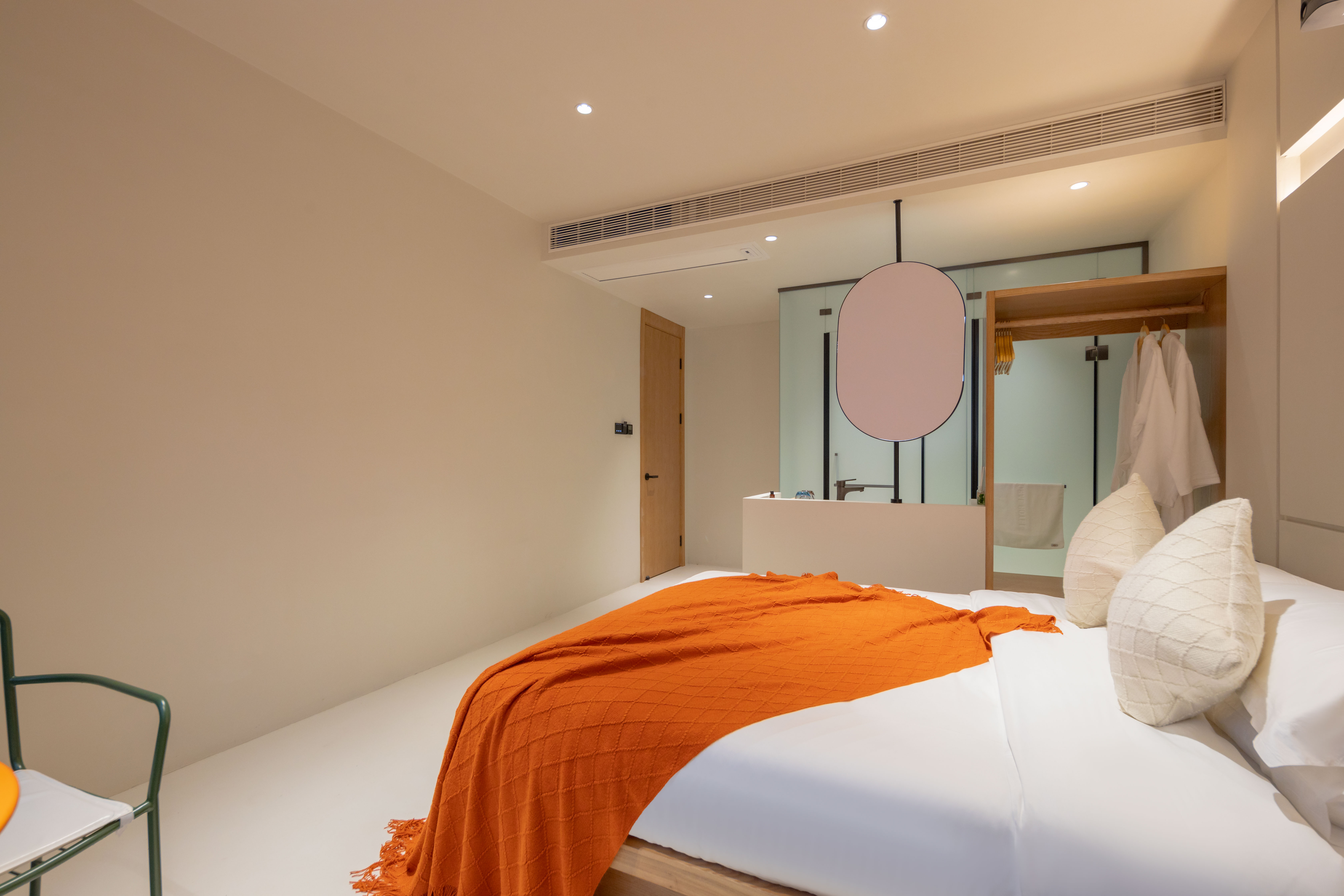 如栖·露台大床房+巨幕投影+休憩茶桌+全屋智能客控