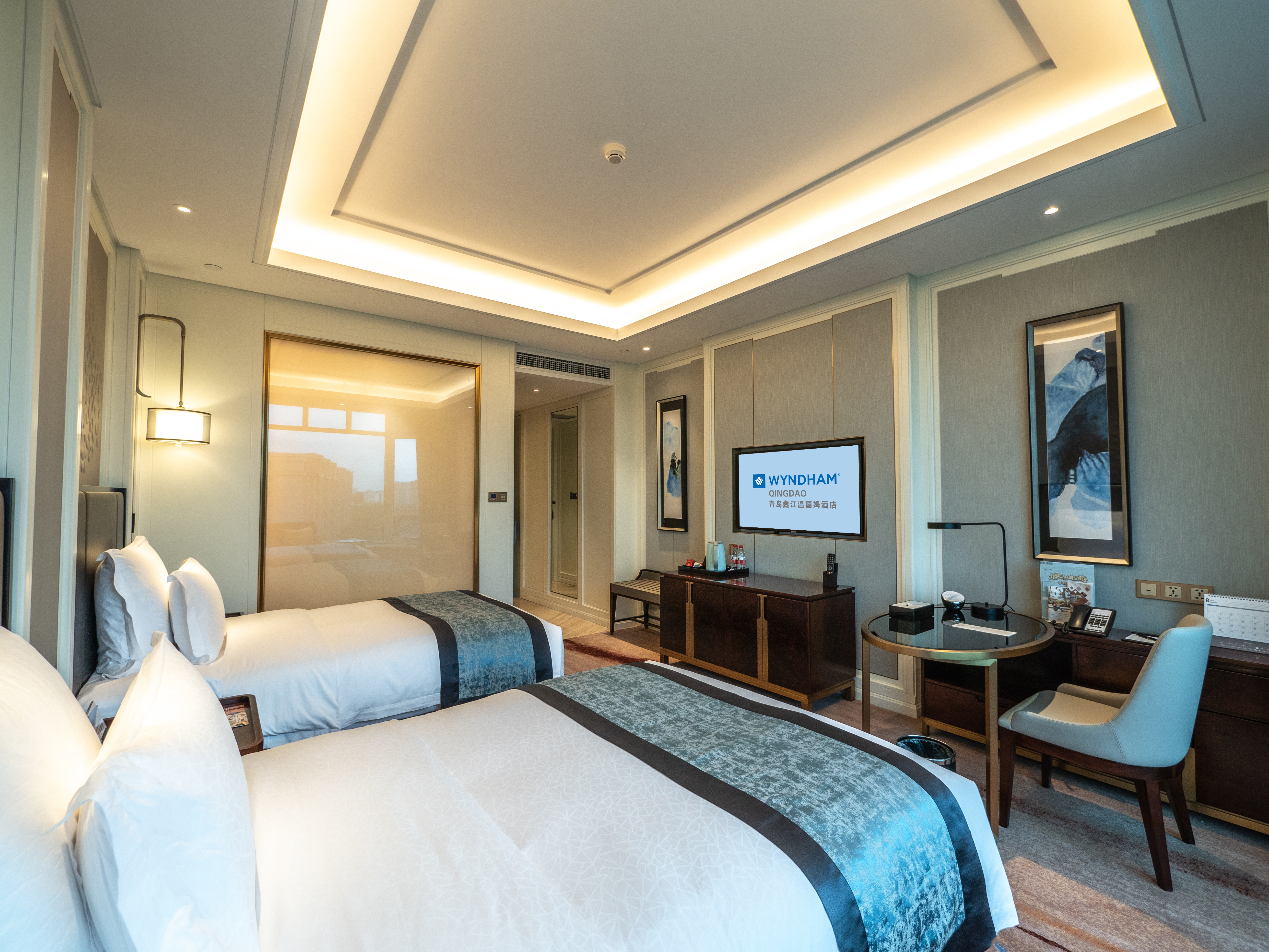 豪华市景双床房