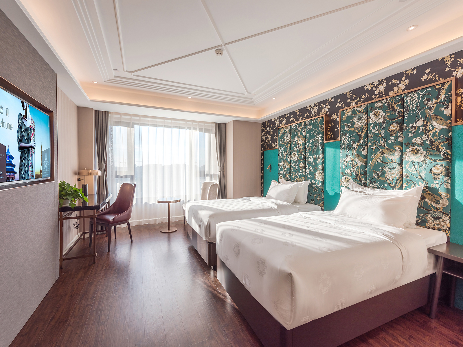 都会双床房（空气净化器+小冰箱+零压舒眠床垫）