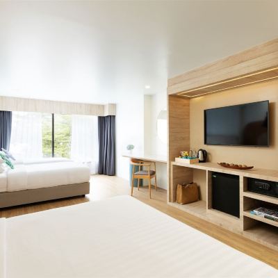 小型家庭房 布吉芭東海濱酒店 （SHA Extra Plus）優惠