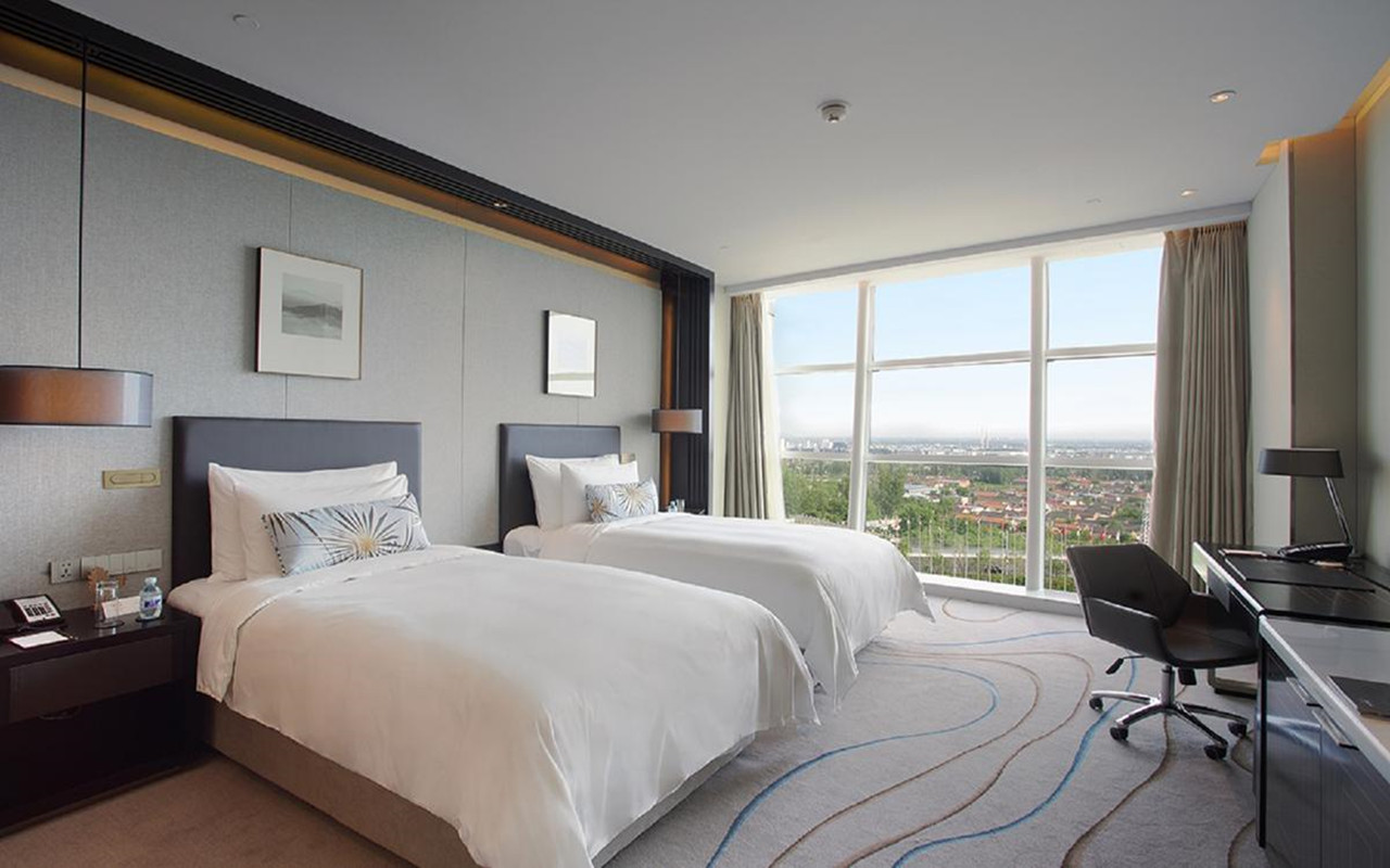 豪华城景双床房