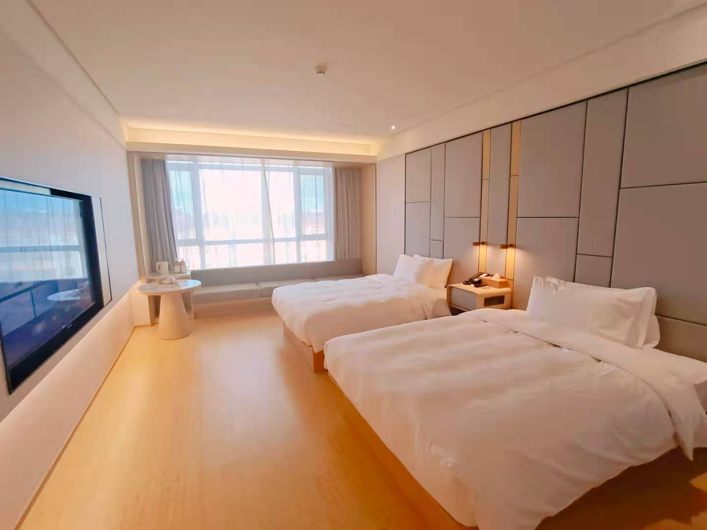 舒压高级双床房（65寸电视无线投屏+智能马桶+中央空调）