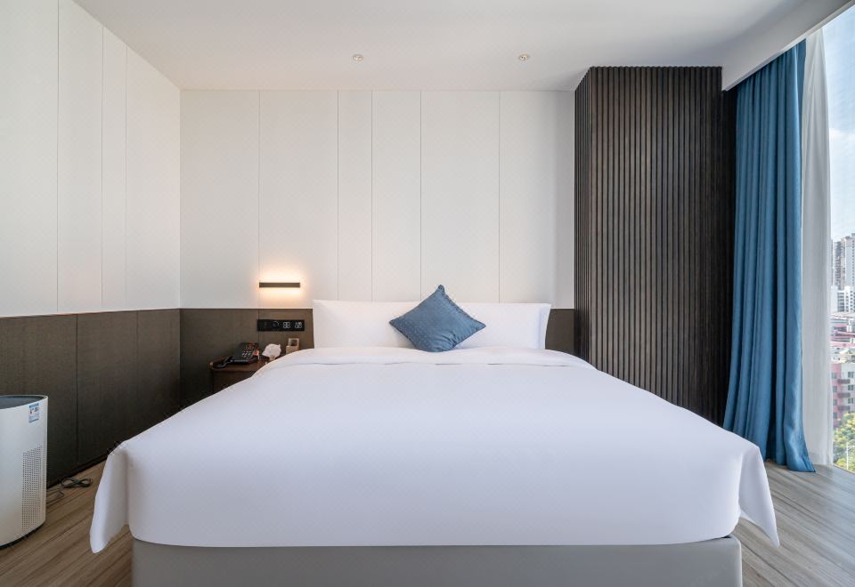 Huixiang Simple Double Bed Room (Brand Mattress + 65 Inch Tv)