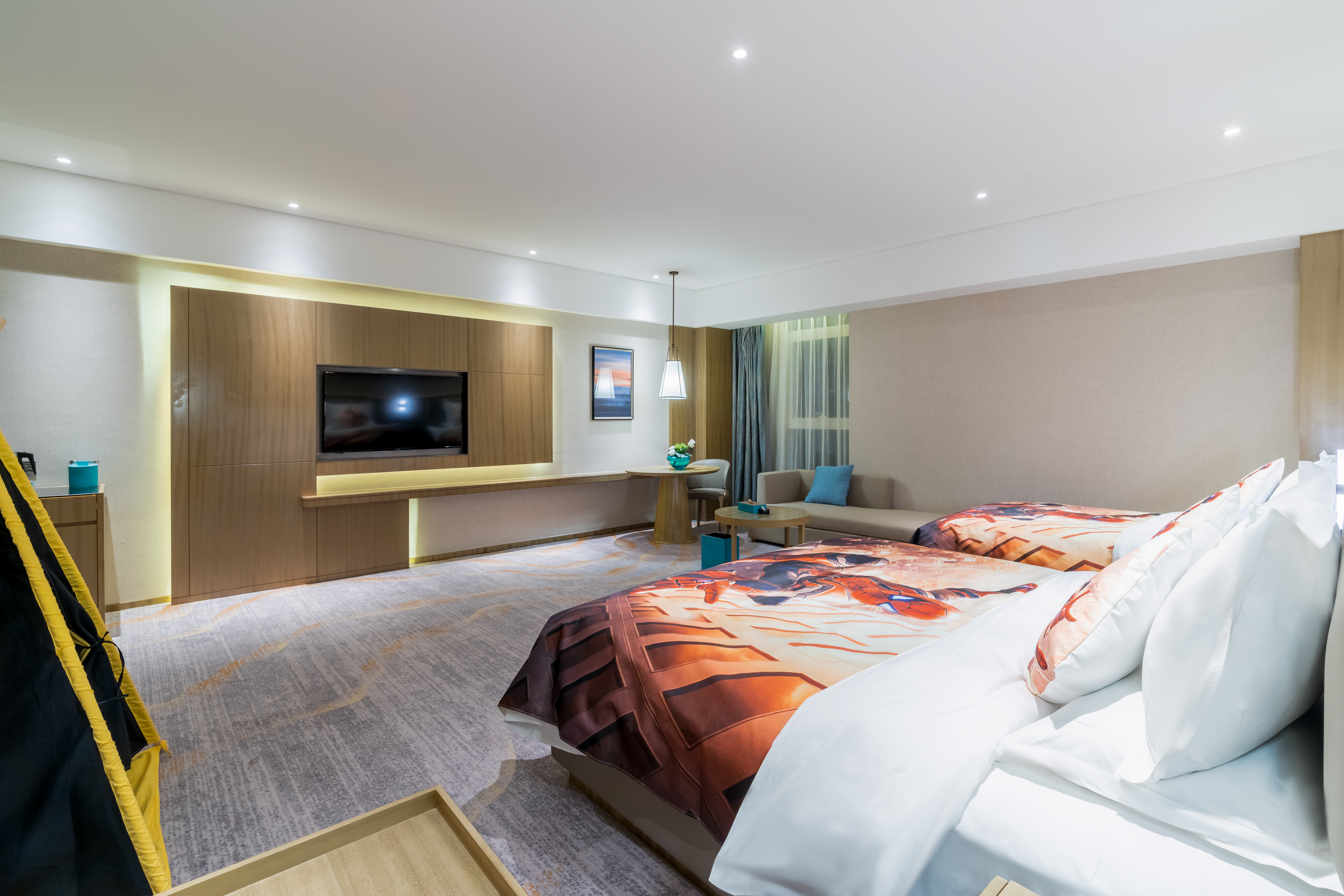 親子主題房蜘蛛俠