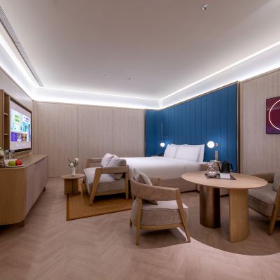 行政套房（助眠香薰+浴缸+小冰箱+65寸電視投屏） 桔子水晶北京崇文門飯店優惠