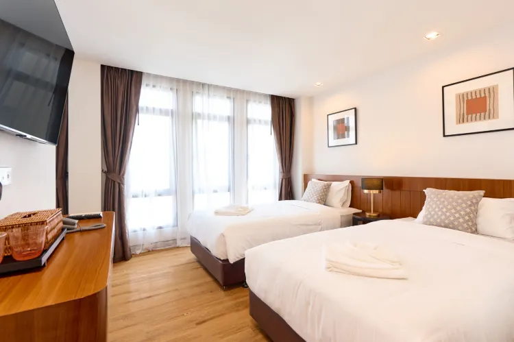 ห้องดีลักซ์ เตียงเดี่ยว 2 เตียง