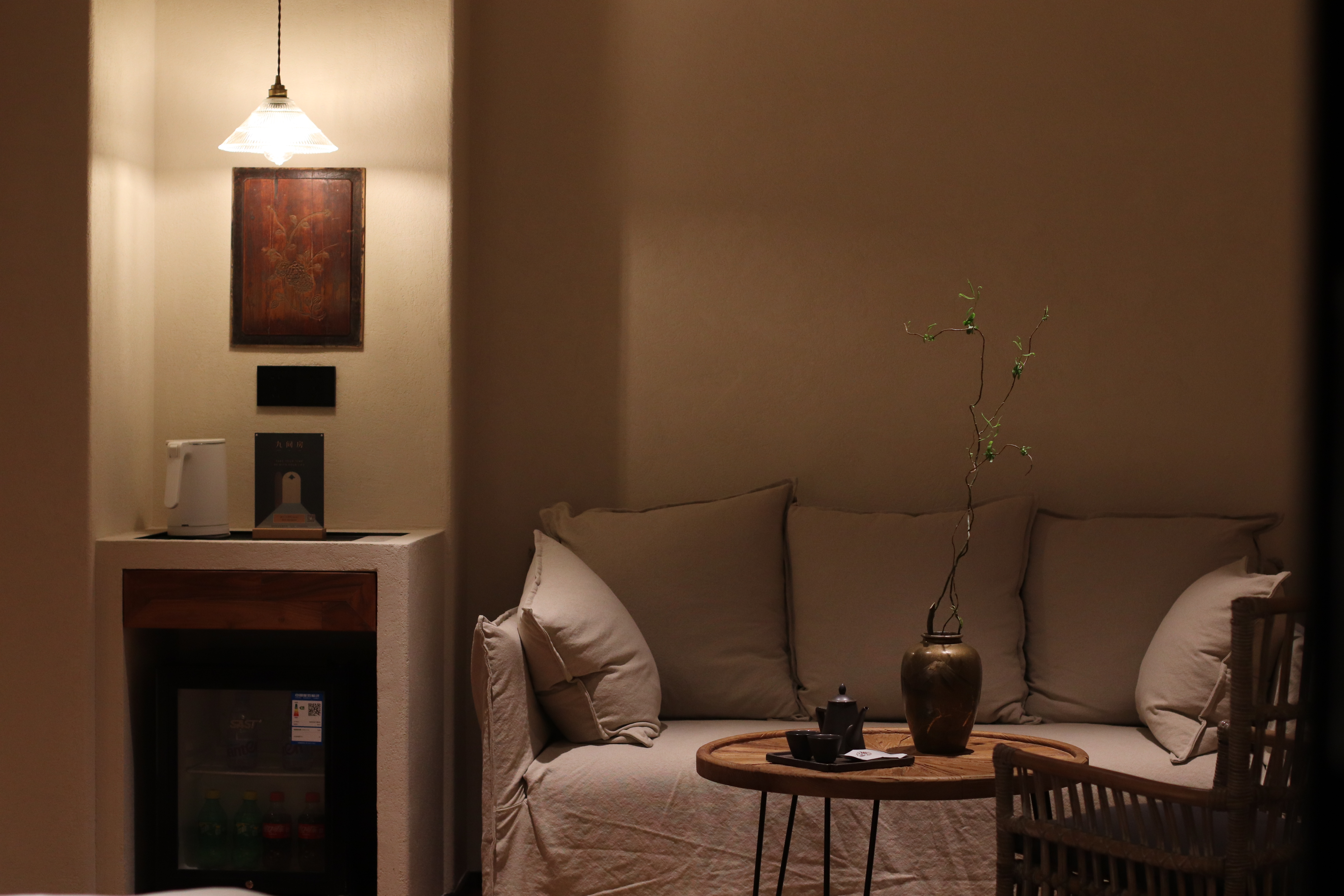 Jiujianfang B&B (Nantou Ancient City Branch)露台投影大床房（100寸高清投影+手机智能客控+迷你冰箱+智能马桶）