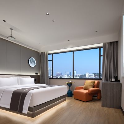 阿格內特投影大床房（巨幕投影+新風系統） X元素酒店（IFS國金中心五一廣場地鐵站店）優惠