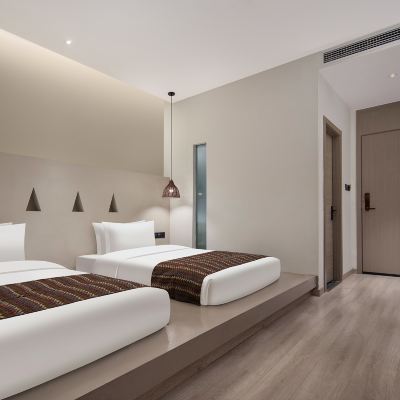 靜謐雙床房【日式侘寂風+和風榻榻米】 長沙覓隱酒店優惠