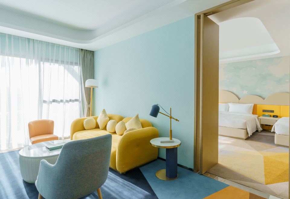 豪华园林阳台套房