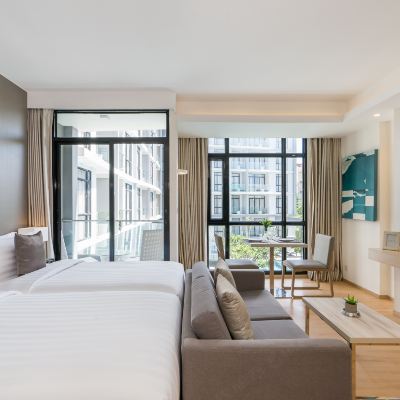 池景豪華雙床房 雅頓住宅酒店優惠