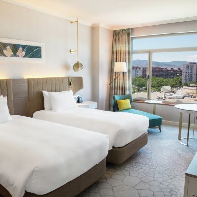 Twin Guest Room Hilton Diagonal Mar Barcelona Promo Code