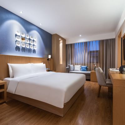 商務大床房（人體感應＋城市夜景） 桔子水晶杭州武林廣場銀泰飯店優惠