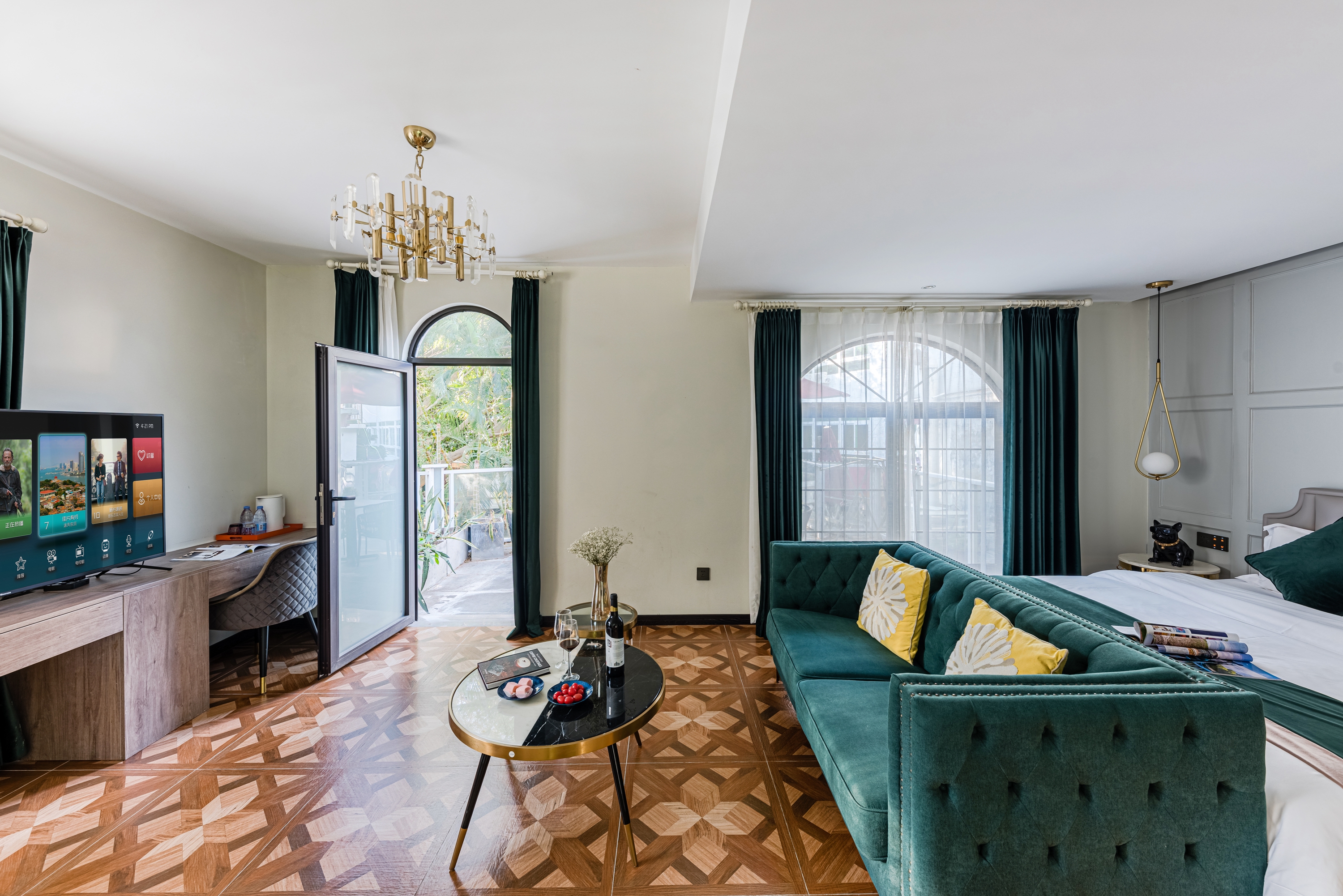 思海.露臺設計大床房