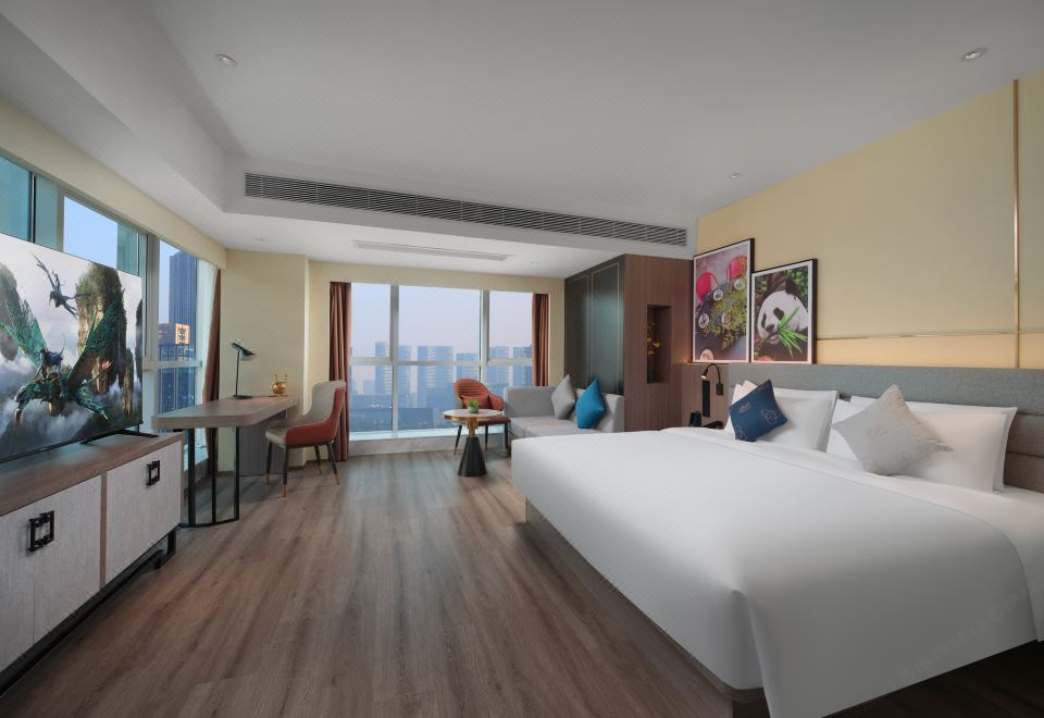 观景行政大床房（65寸可投屏+小冰箱＋加热毛巾杆）