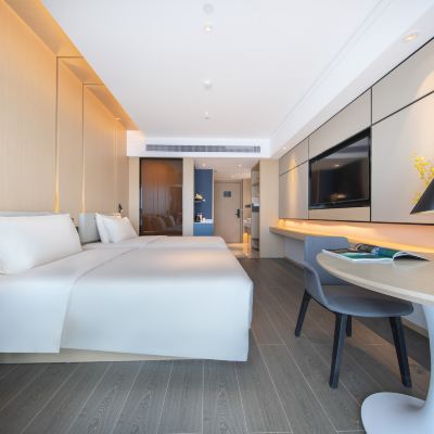 幾木雙床房（深睡體驗+祼棉床品+投屏電視） 中山小欖亞朵飯店優惠