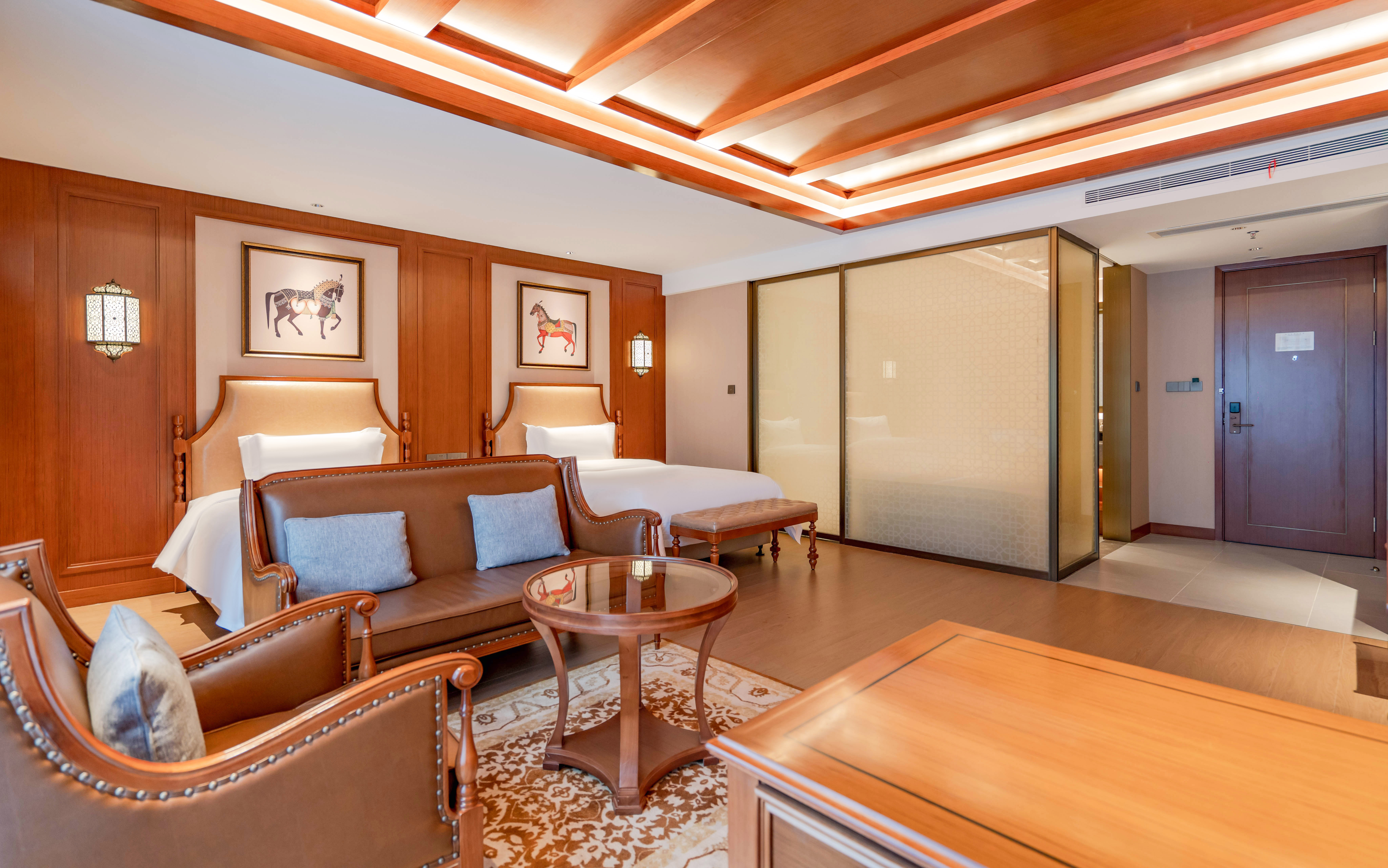 豪华双床房（加湿器+金可儿舒睡床品+小冰箱）