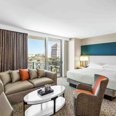 行動聽力無障礙特大床小型套房帶浴缸 邁阿密達特蘭希爾頓酒店優惠