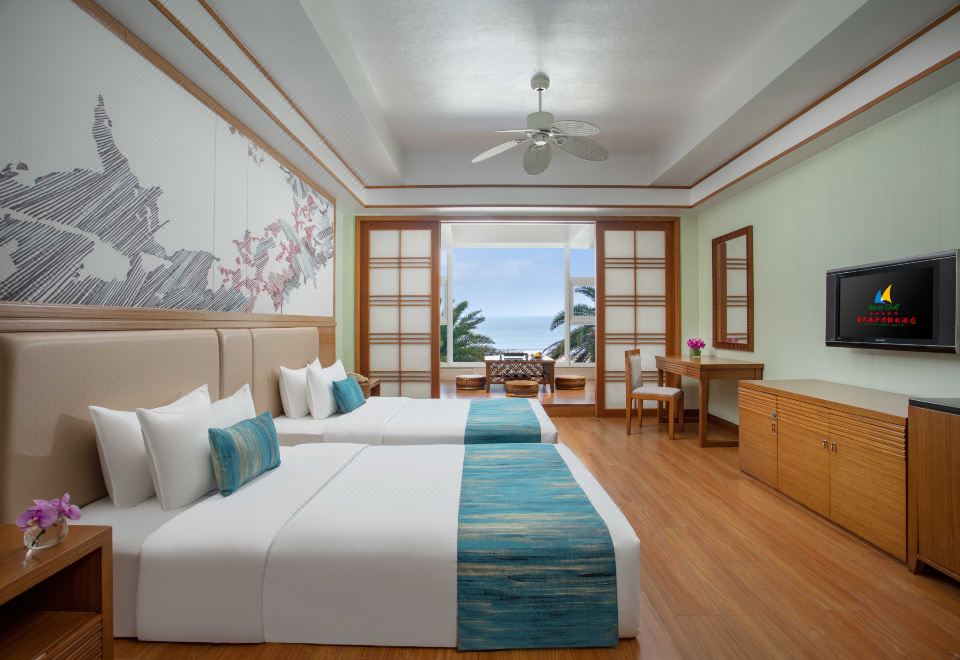豪华海景双床房（海景落地窗）