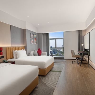 尊享行政雙床房-智能客控+智能馬桶+SLEEMON護脊床墊 佛山禪城華美達安可飯店（創意產業園店）優惠