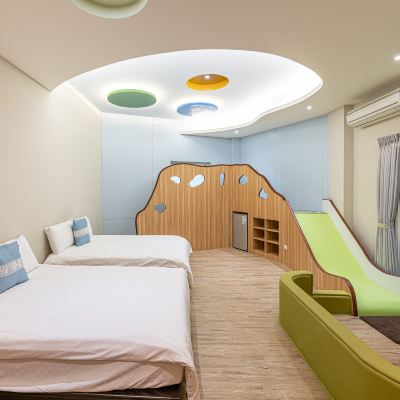 遊樂園溜滑梯八人房 中山101 羅東幸福商旅優惠