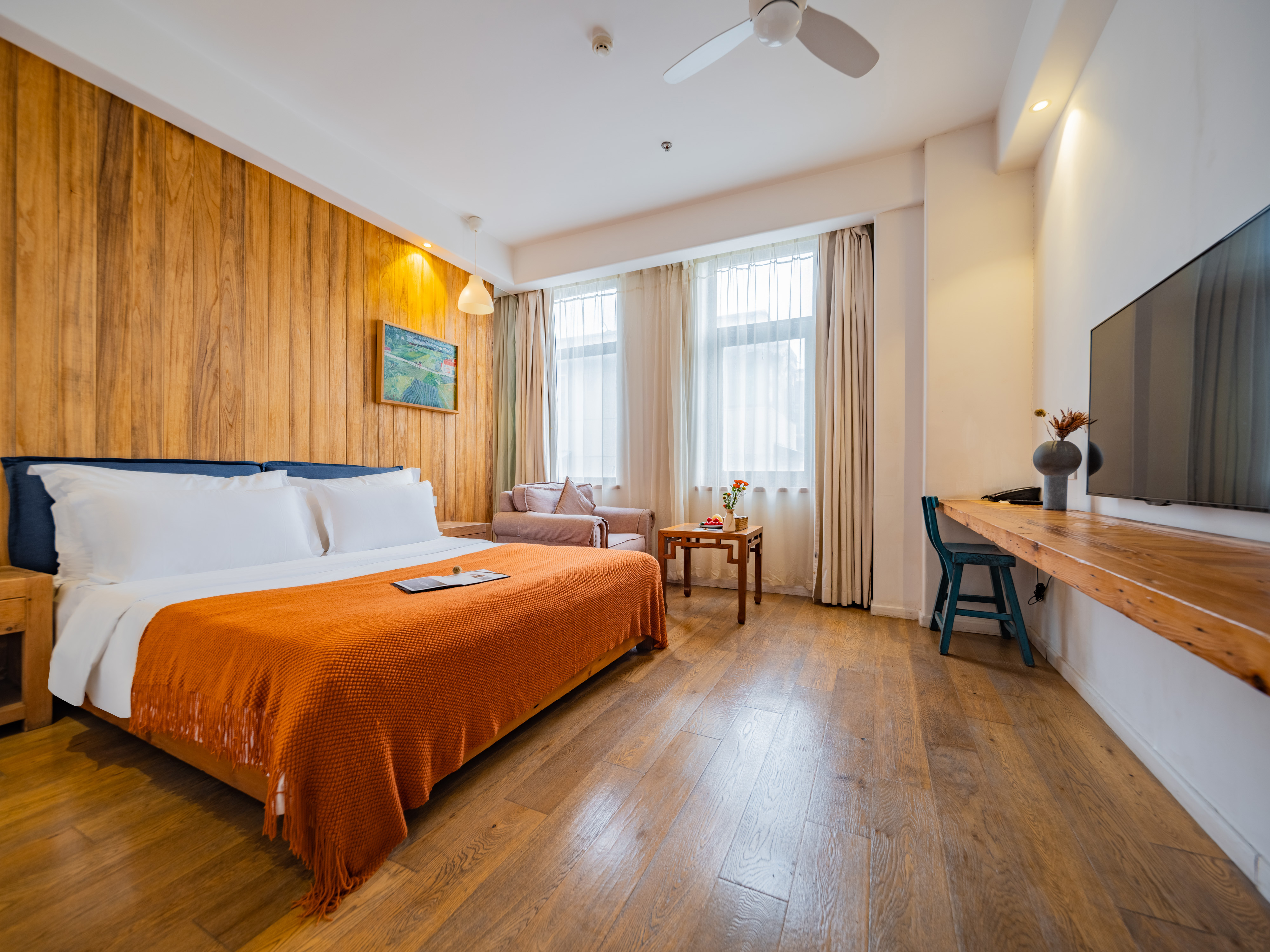 晴光满室?Plush零压大床房【min冰箱+乾湿分离】