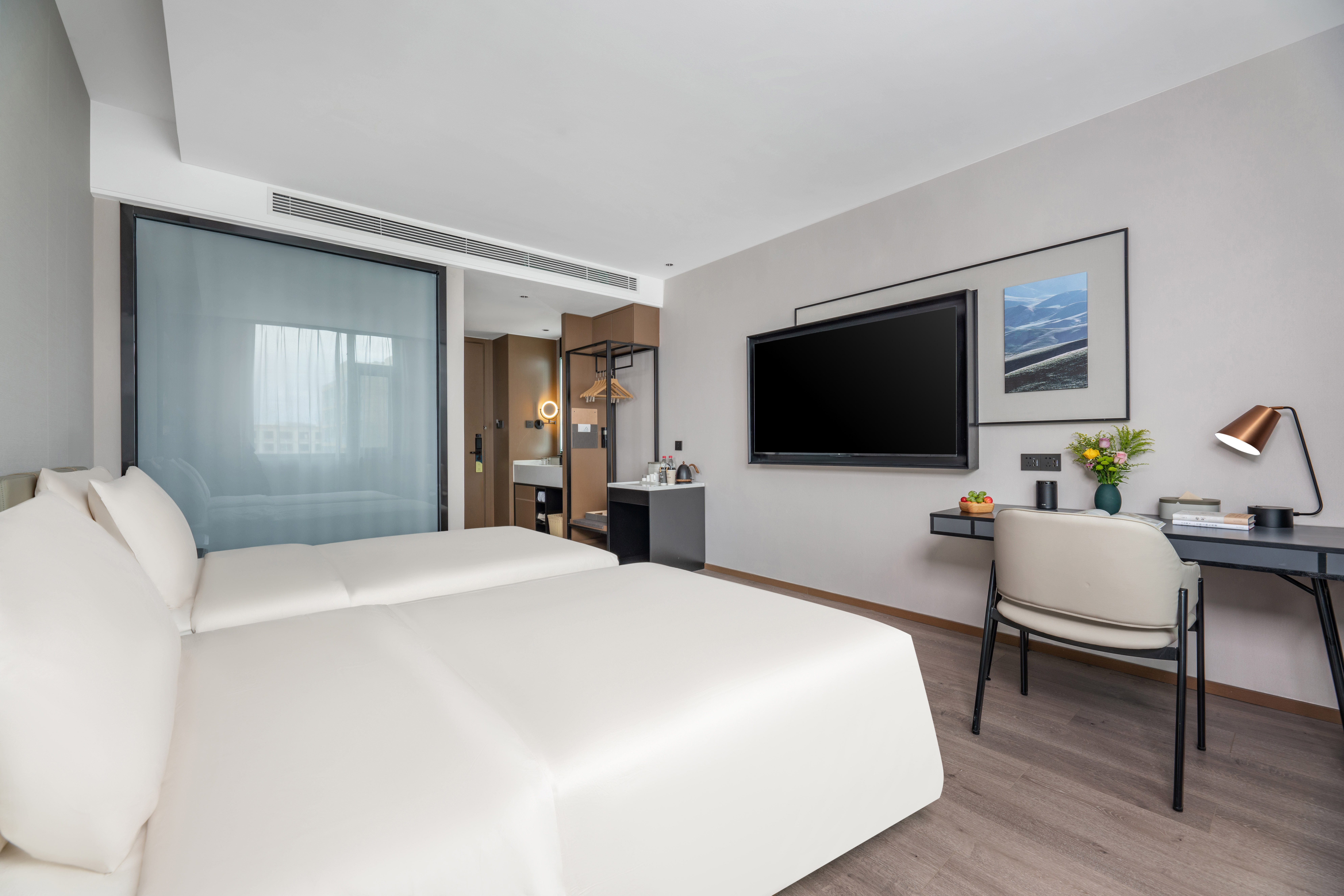 行政雙床房（深睡R90+全屋智能+迷你小冰箱）