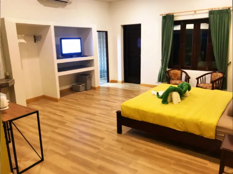 ห้องซูพีเรียสำหรับครอบครัว พร้อมวิวสวน