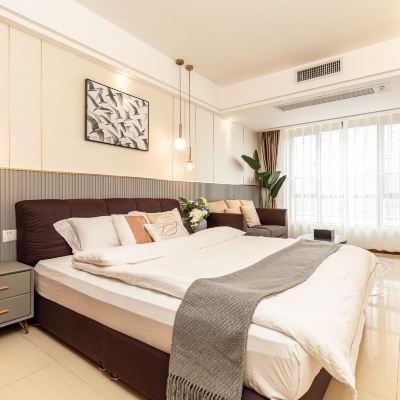 樂豪[柒]浪漫風大床房 樂豪公寓（廣州孫逸仙紀念醫院十三行店）優惠