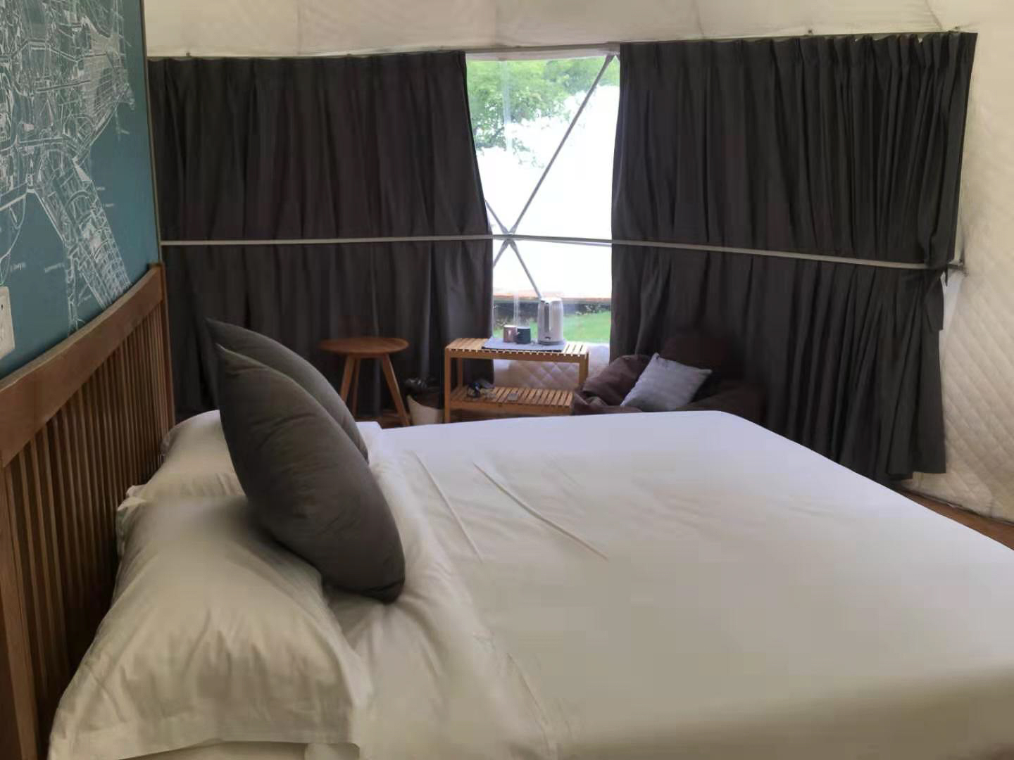 星空露營帳篷大床房