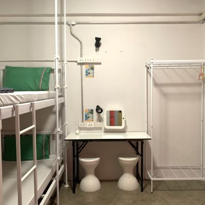 Private Twin Bunk Bed with A/C