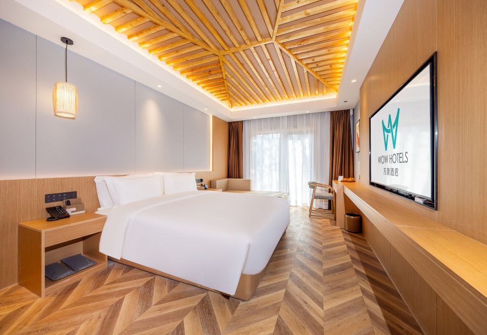 Wan'ao Zuoyouke Hotel, Yuanjia VillageCourtyard Tranquil Double Bed Room (Bamboo Grove Terrace + Smart Home + Latex Mattress + Deep Soak Tub)
