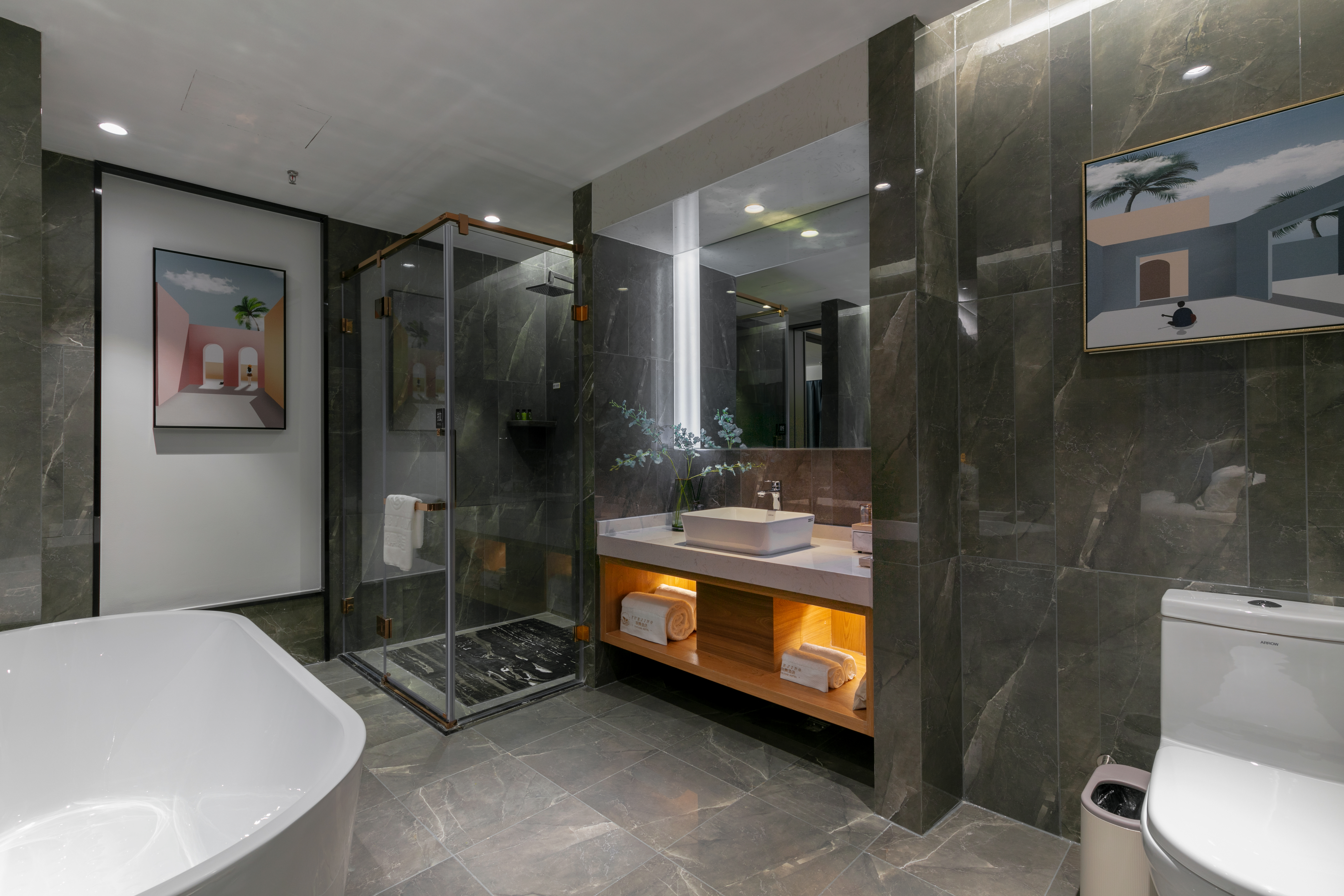 Pu'er Yuejing Hotel (Tea City Simao Airport Center)悦享商务套房-会客厅+2衞浴缸