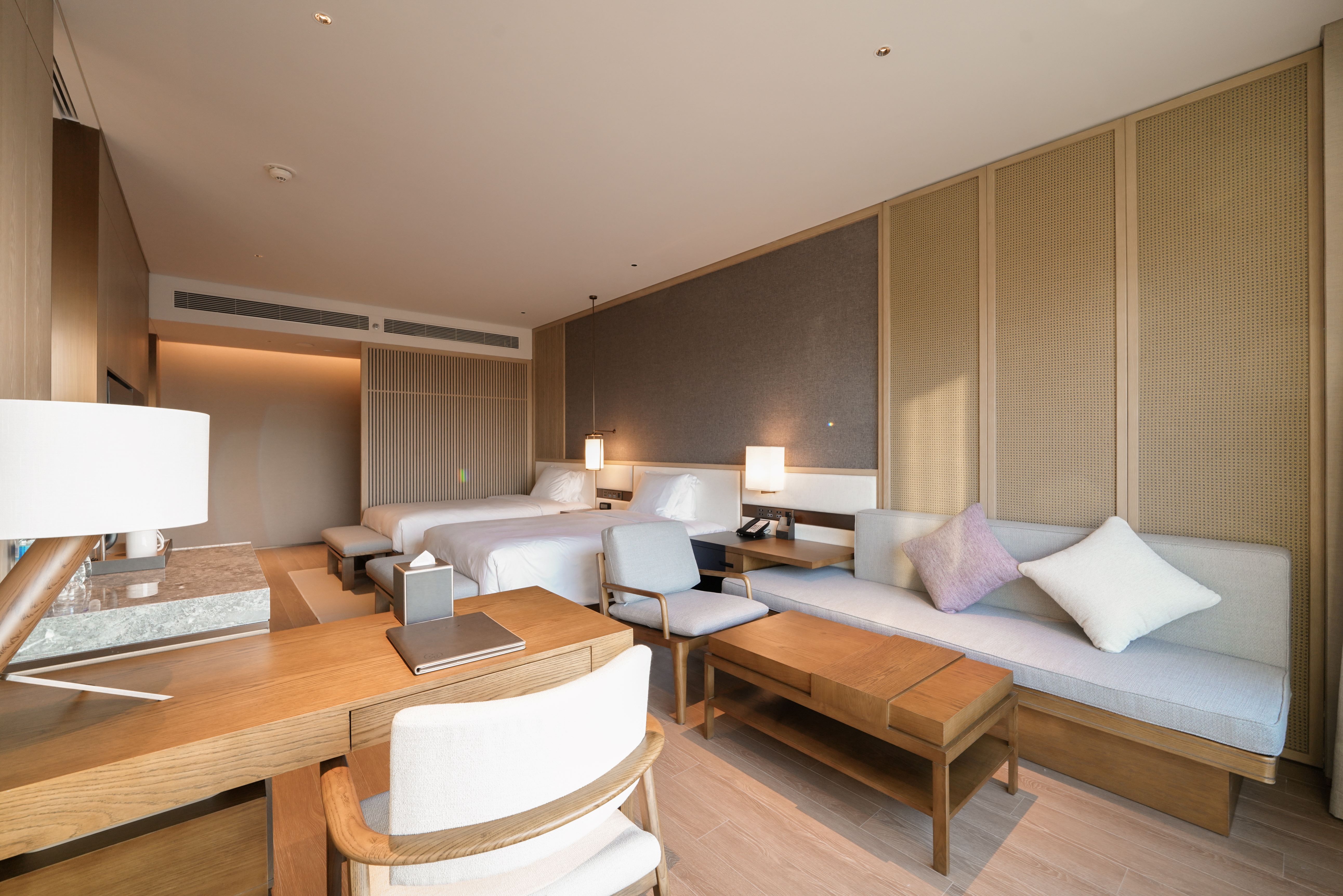 豪华双床私汤温泉房