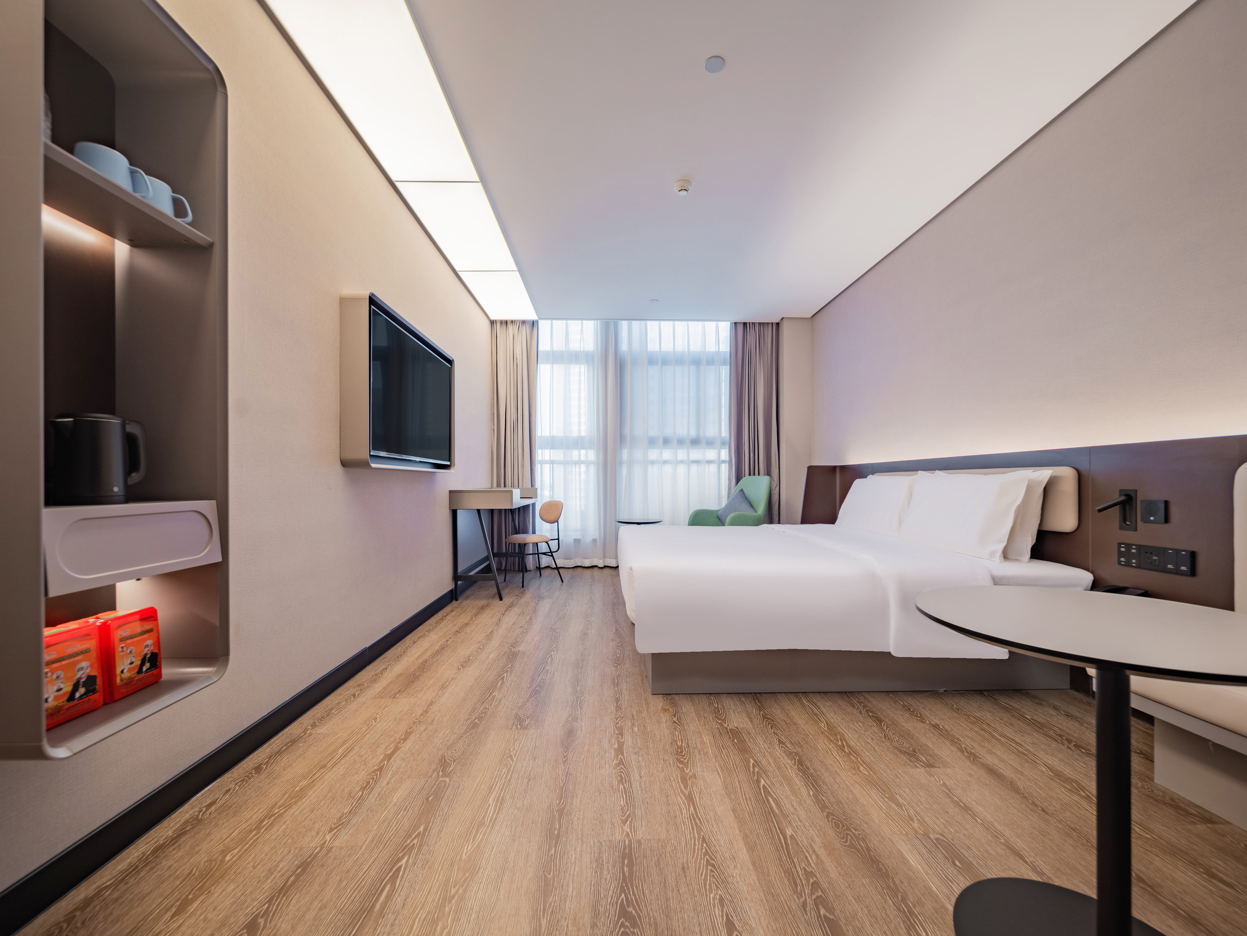 商务大床房【55寸投屏电视+语音客控+独立空调】