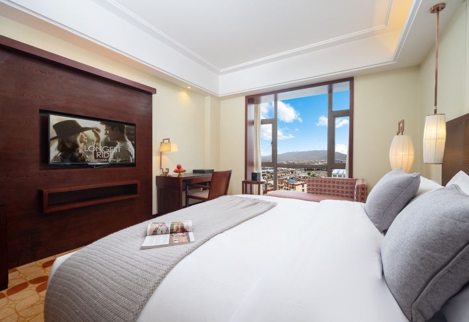 Songzanlin Temple Mountain-View Double Bed Room With Oxygen Supply