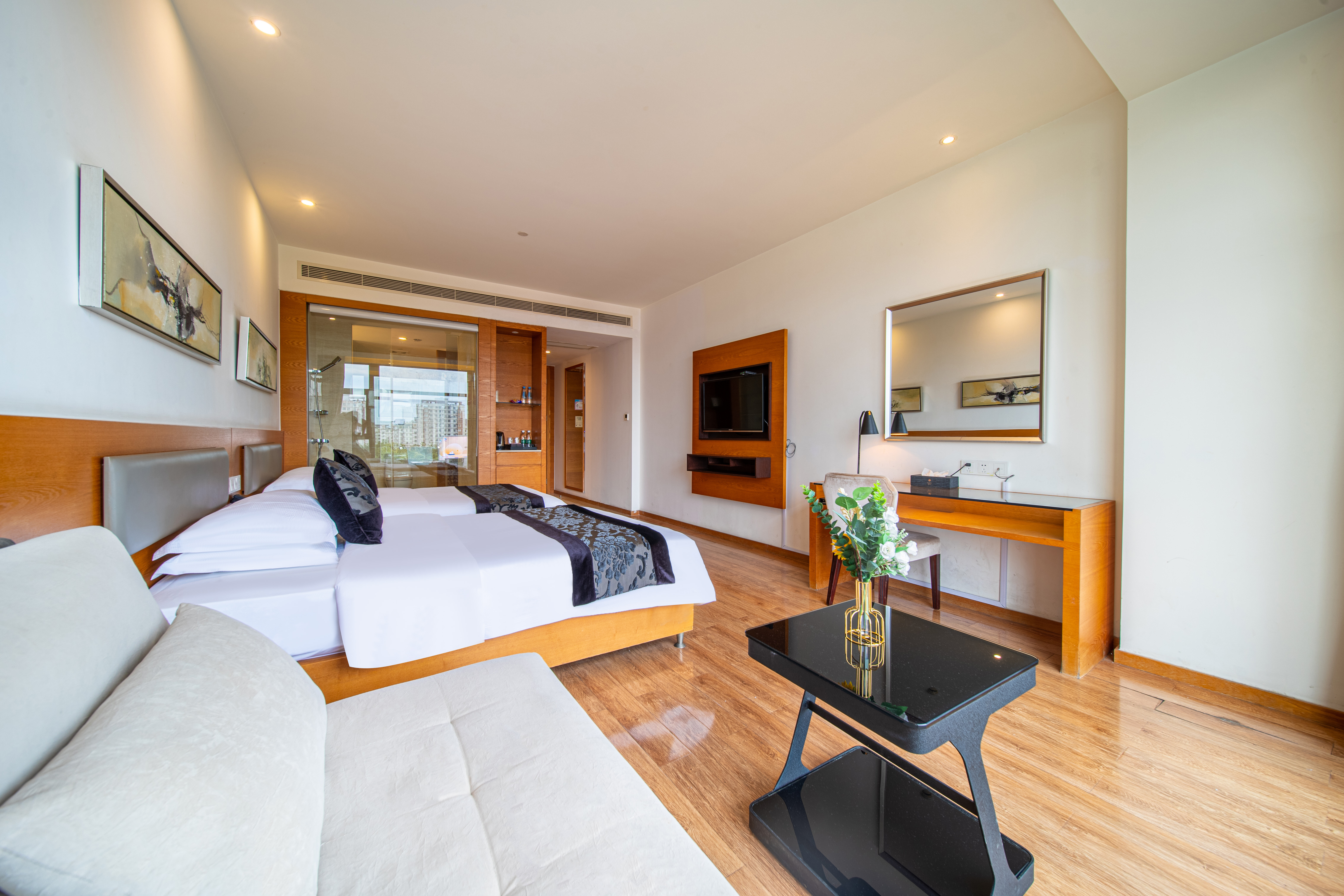 精品清新双床房