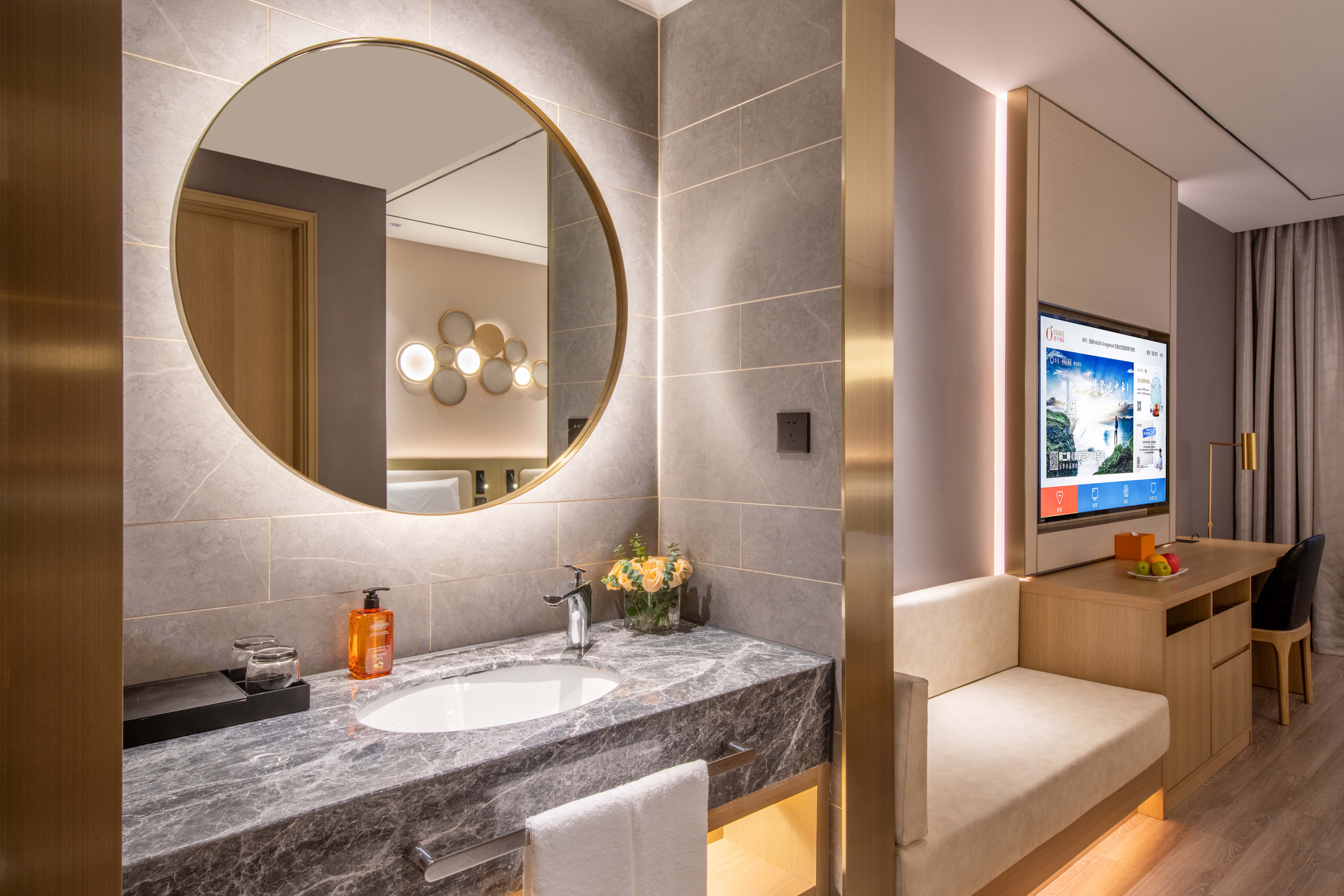 月若流金家庭房【小冰箱+電視投屏】