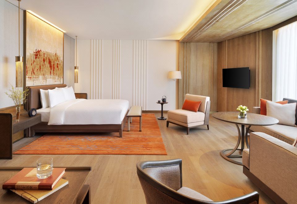 Grand Hyatt XianPremier Deluxe Double Bed Room | Dawn Sunrise View