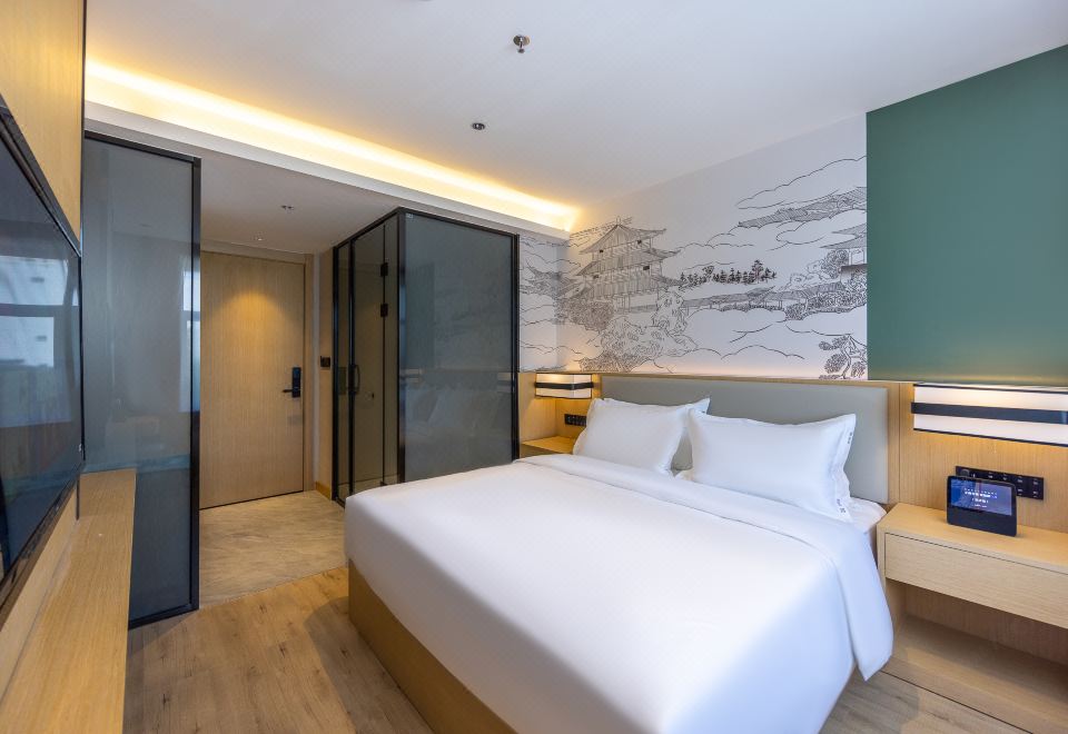 雅享空調大床房（零壓床墊-智能小度語音-智能馬桶-地暖）