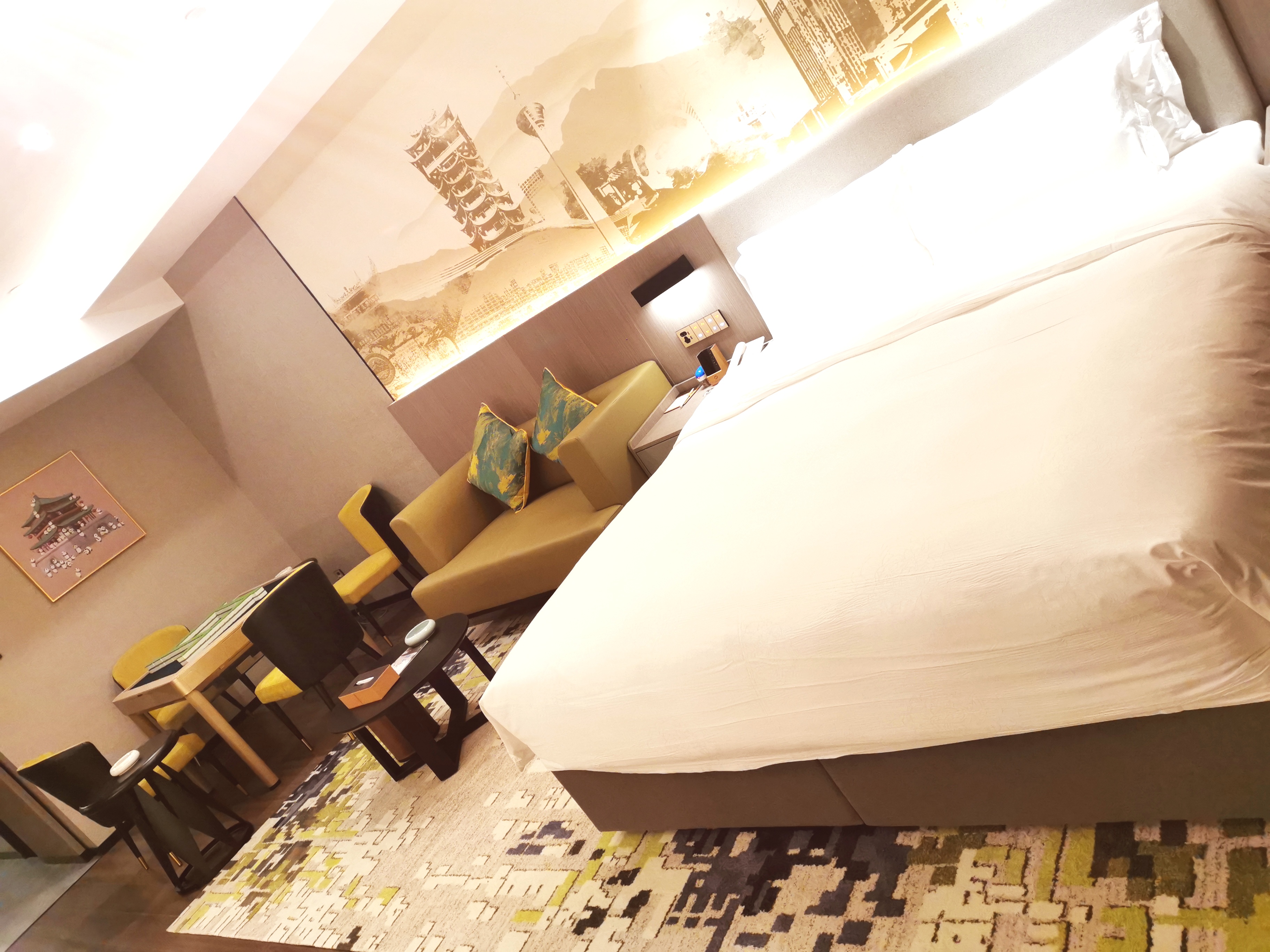 山水棋牌大床房（智能客控+机麻）