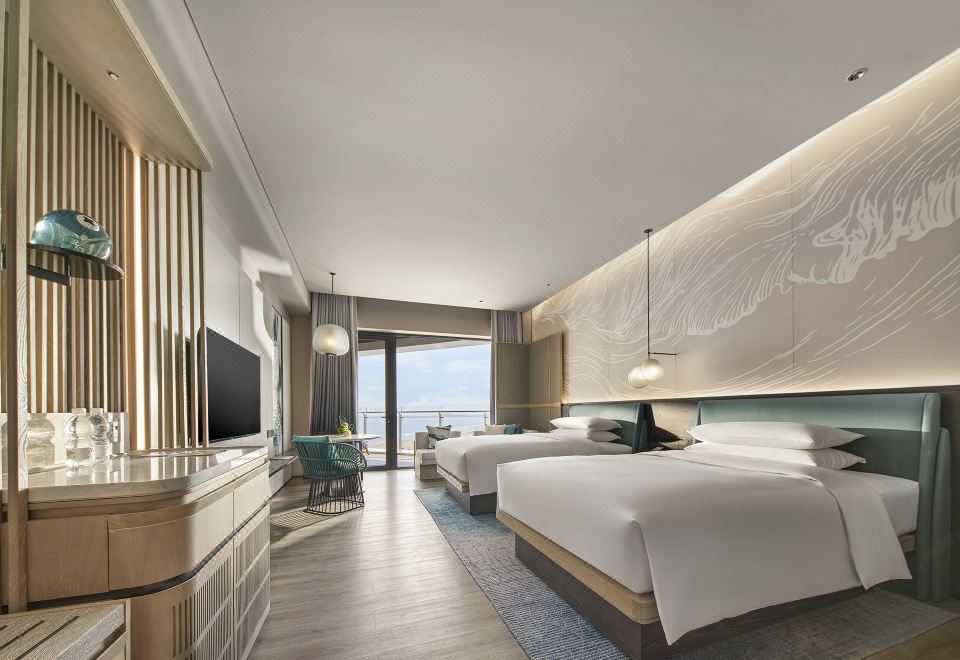Qinhuangdao Marriott ResortDeluxe Room - Sea-View (2 Beds) (Balcony)