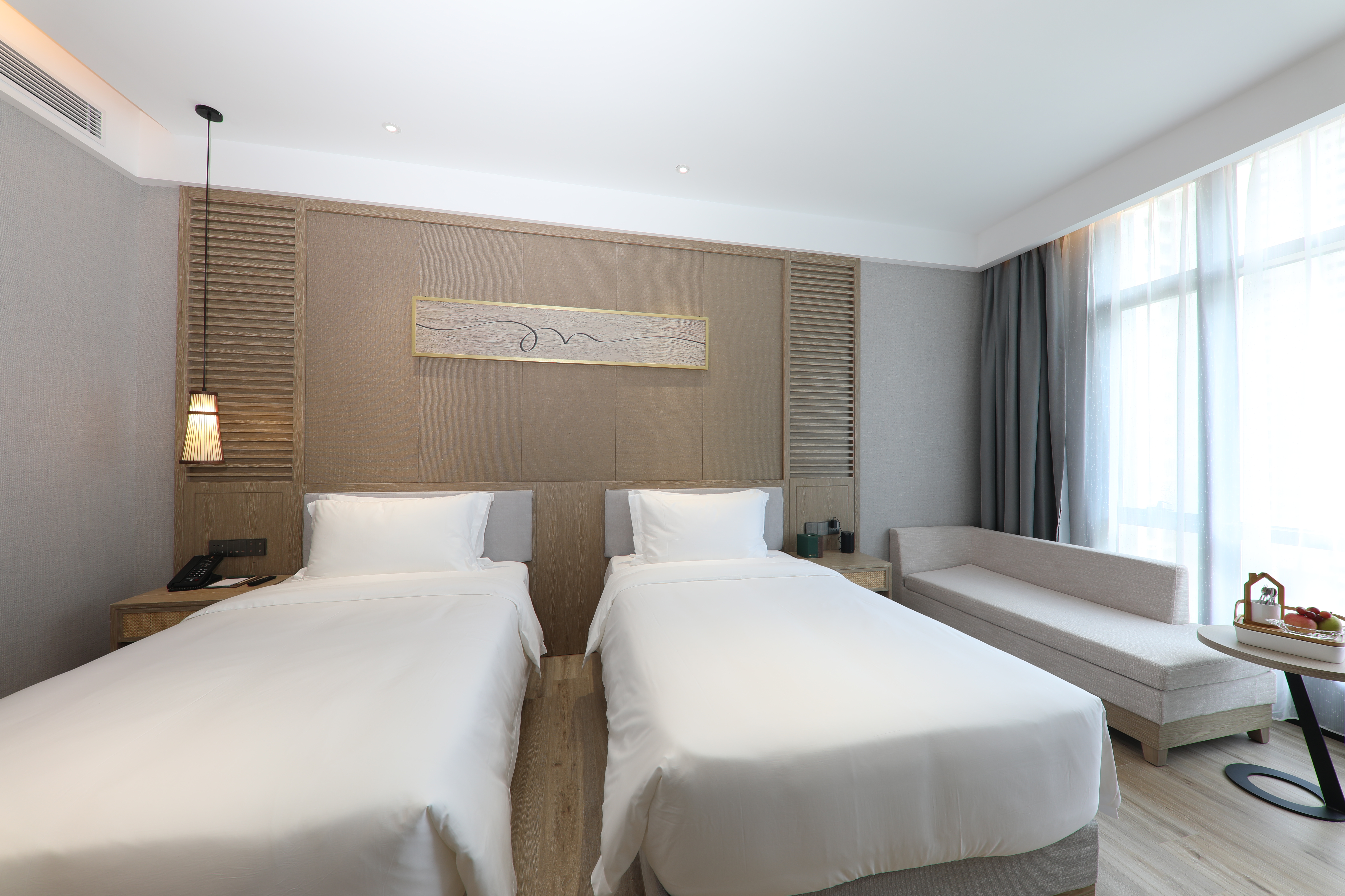 悦梦·城景双床房【AI智能+办公桌+高空城景+夜景】