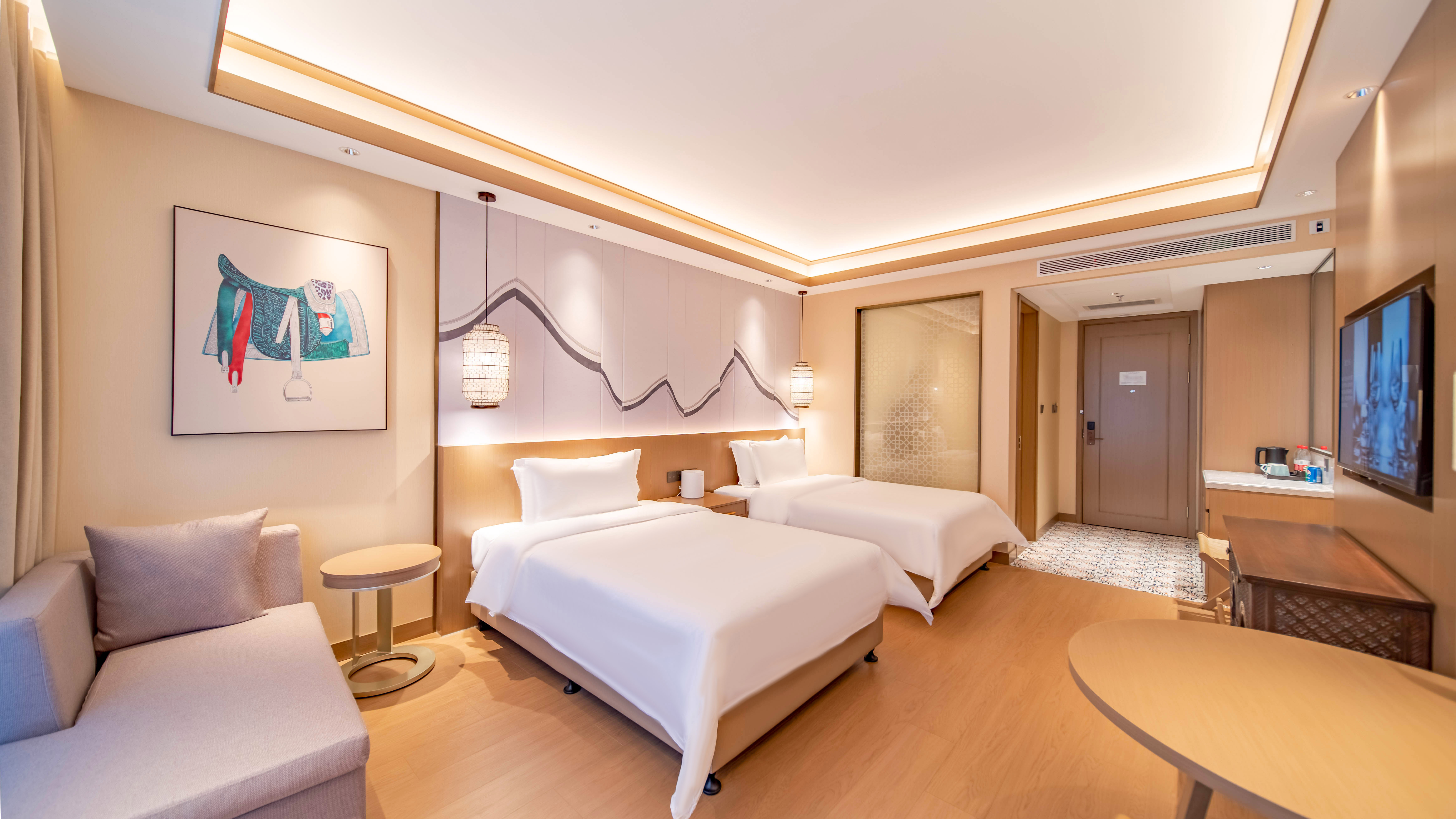 高级双床房（加湿器+金可儿舒睡床品+小冰箱）