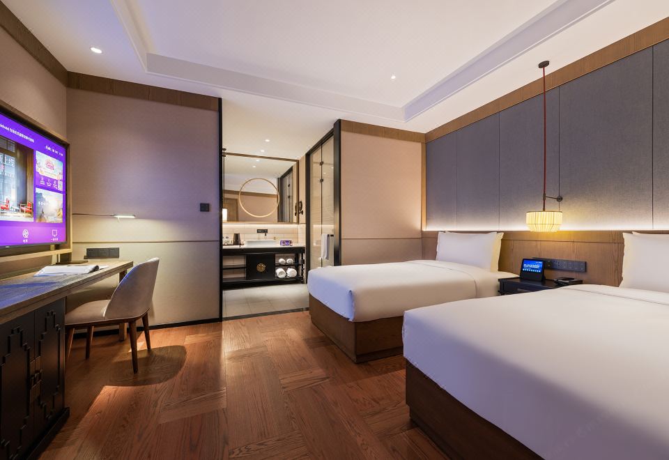 心悅高級雙床房（全屋智能+無線投屏+金可兒床墊）