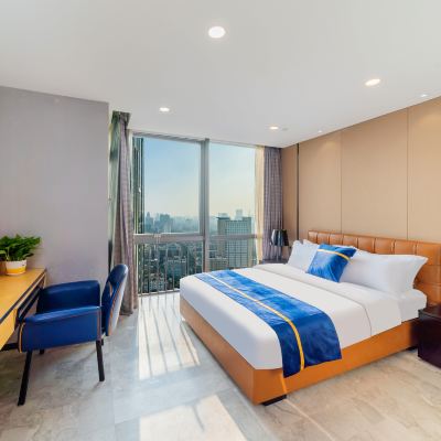 雅緻大床房 宿雲雅居國際公寓（廣州北京路捷登都會店）優惠