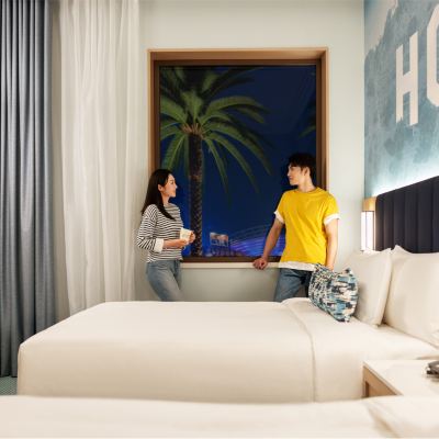 荷里活大道景觀雙大床房 環球影城大酒店優惠