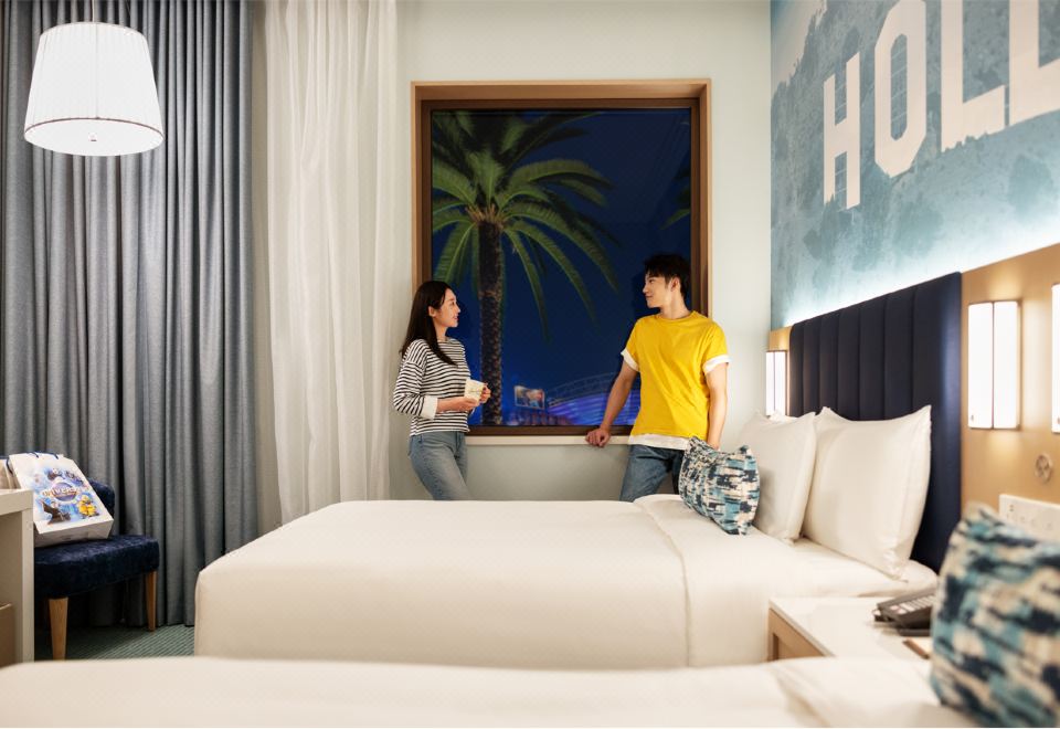 荷里活大道景观双大床房